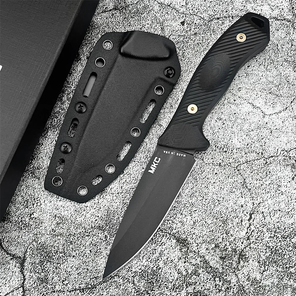 MKC Tactical TF24 Outdoor EDC Knife With Kydex Sheath Survival Tool