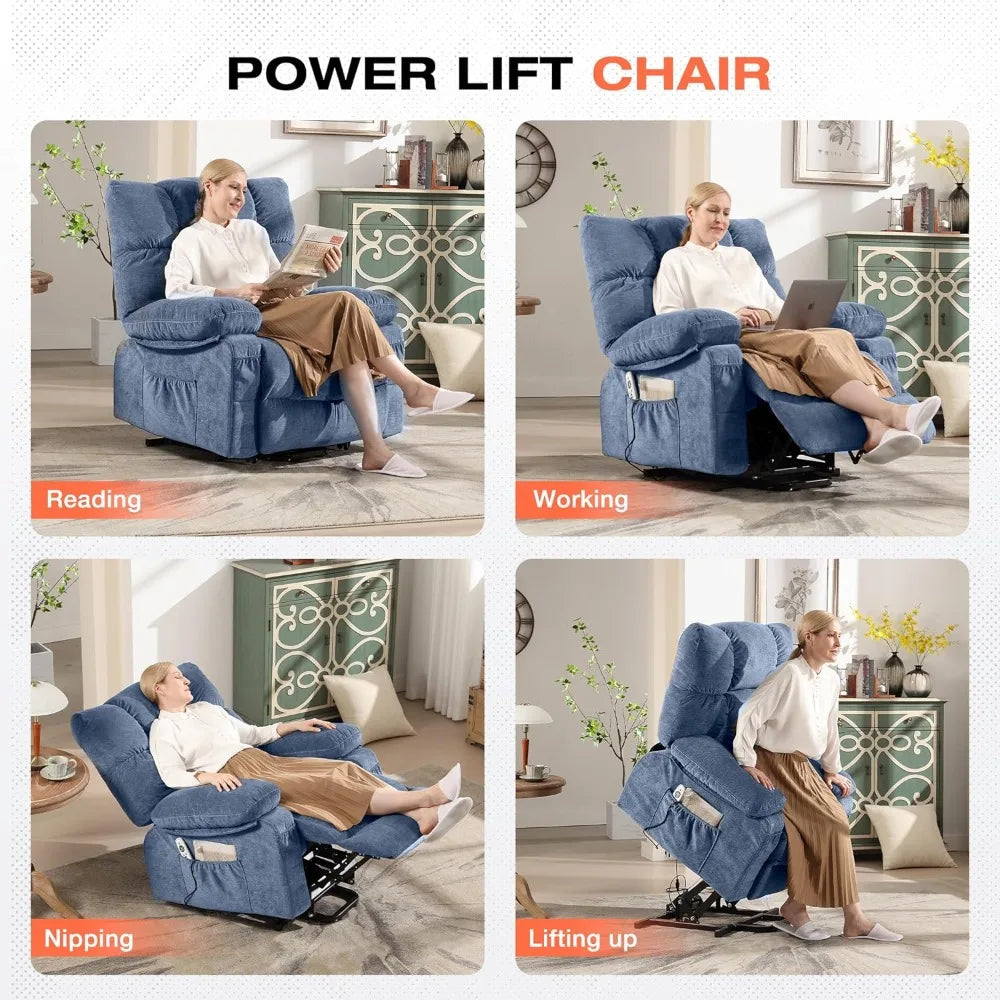 DAFIFY Power Lift Recliner Chair With Massage And Lumbar Heating
