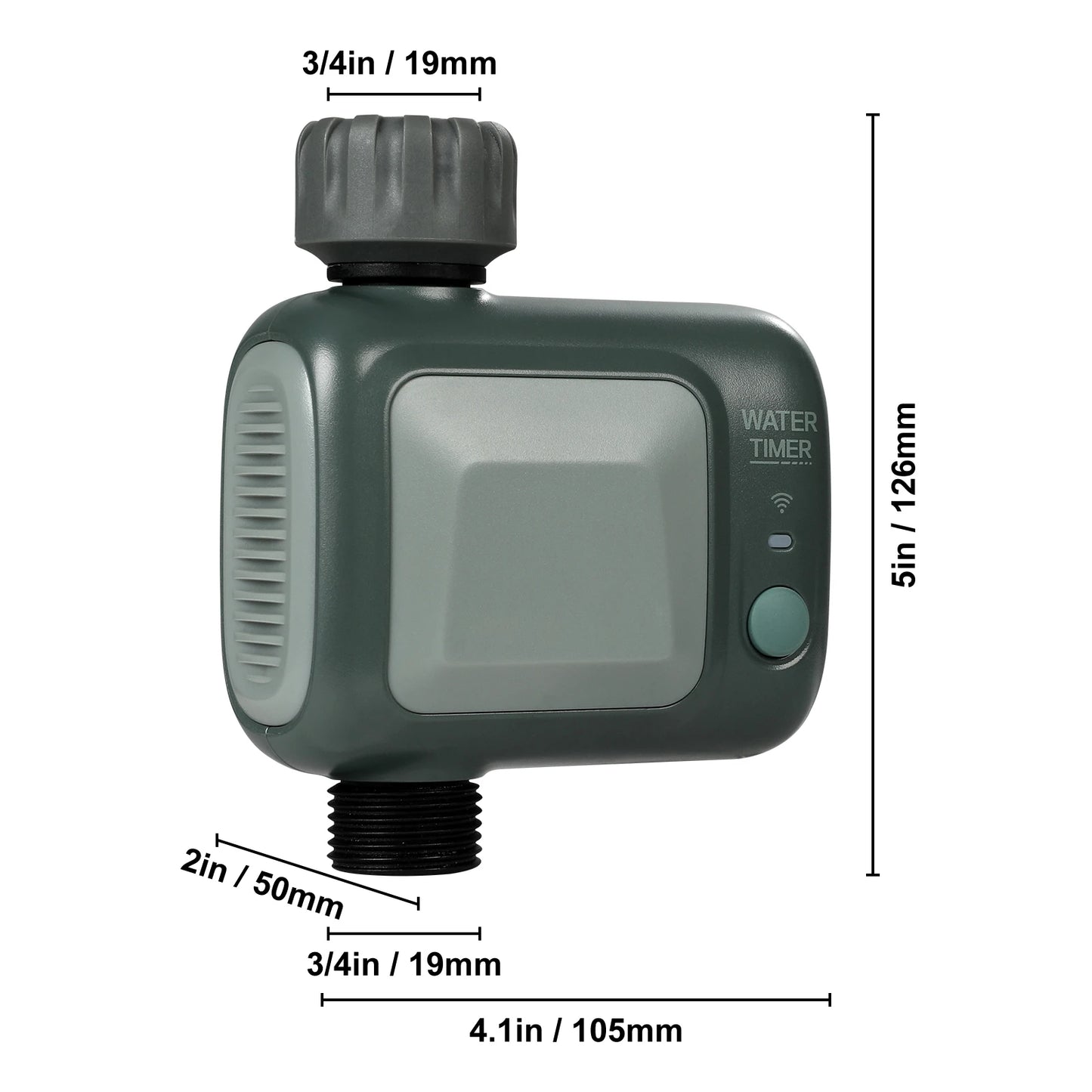NONE WiFi Sprinkler Timer Single Or Two Outlet IPX6 App Voice Control