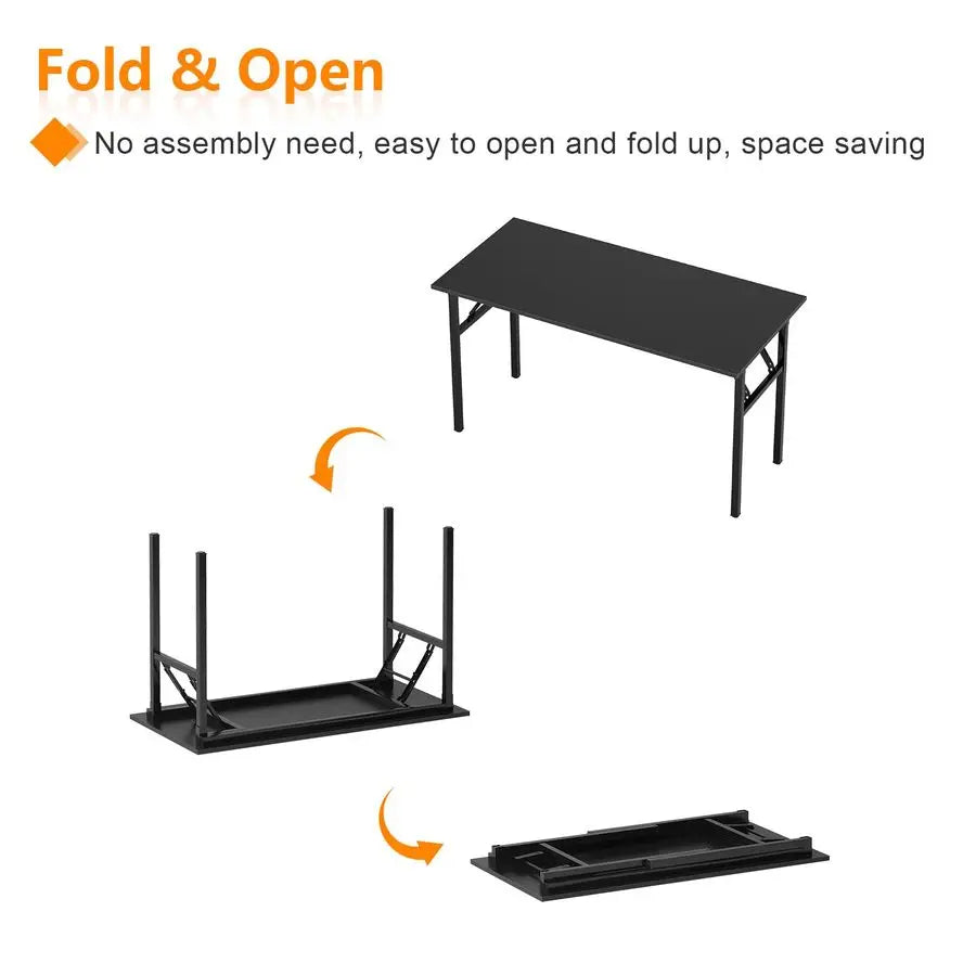 Folding Computer Desk For Small Spaces Home Office