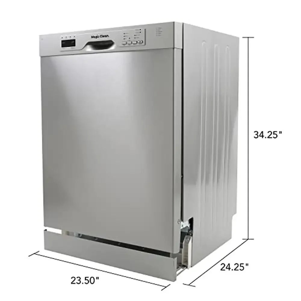 XMSJ Stainless Steel Built In Dishwasher With Three Wash Options