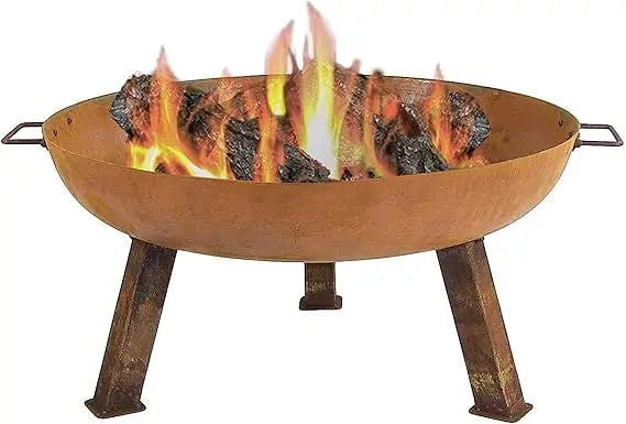 Cast Iron Heavy Duty Outdoor Fire Pit for Wood Burning
