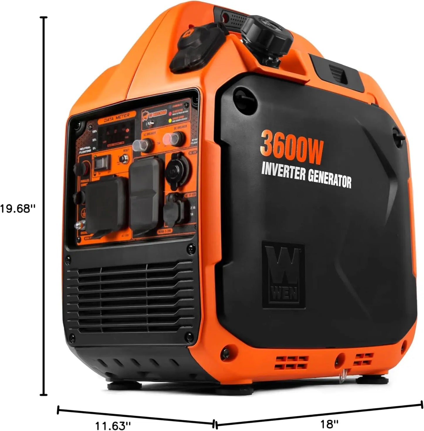 Quiet 3600-Watt Dual Fuel RV-Ready Portable Inverter Generator