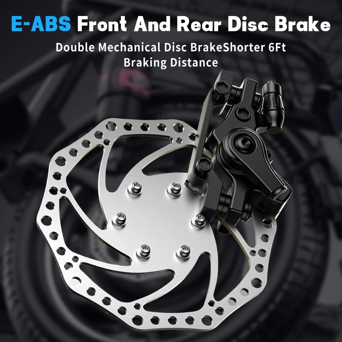 Foldable Electric Scooter With Trunk 650W Peak 48V 15Ah