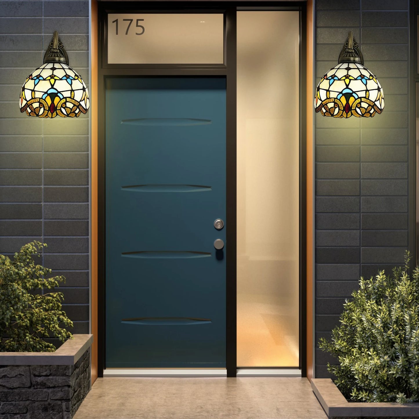 Vintage Dome Wall Lamp for Living Room and Staircase