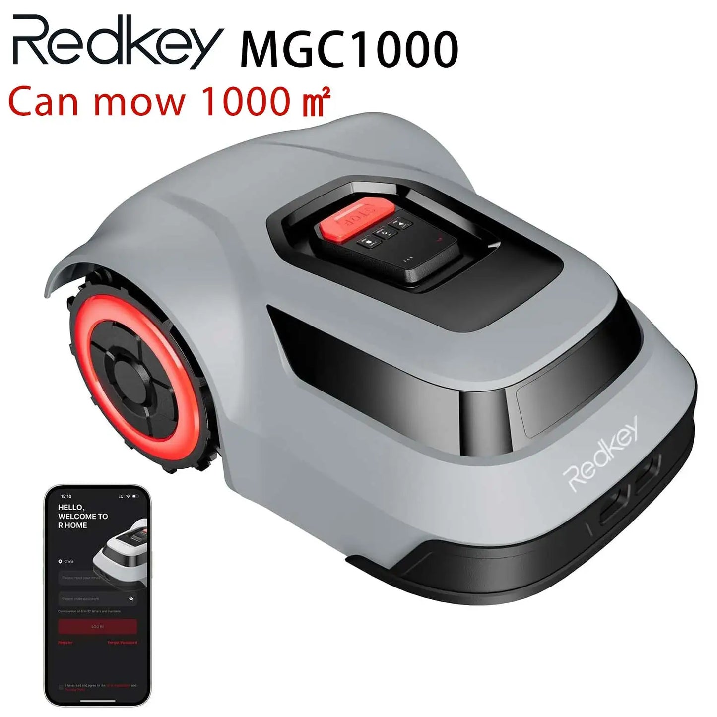 Redkey C-TOF Robotic Lawn Mower MGC800 MGC1000 with App Control