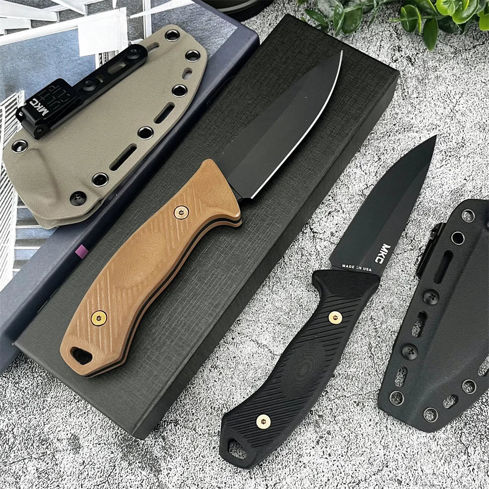 MKC Tactical TF24 Outdoor EDC Knife With Kydex Sheath Survival Tool