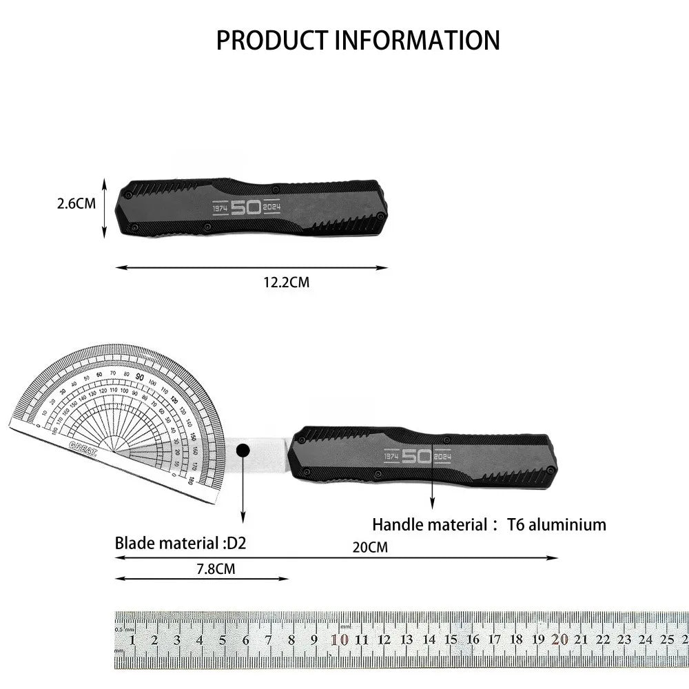 DIY Supplies Matt Diskin Livewire Tactical Knife With D2 Blade