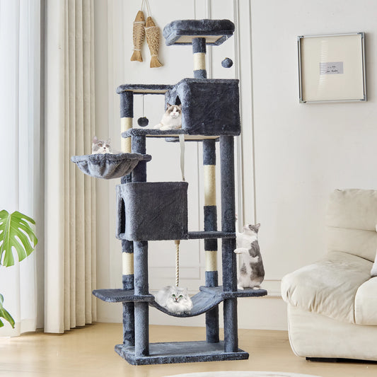JHK Multi Level Cat Tree Tower With Scratching Posts