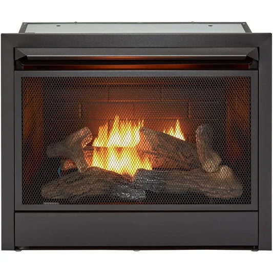 High Concerned 26000 BTU Dual Fuel Ventless Gas Fireplace Insert