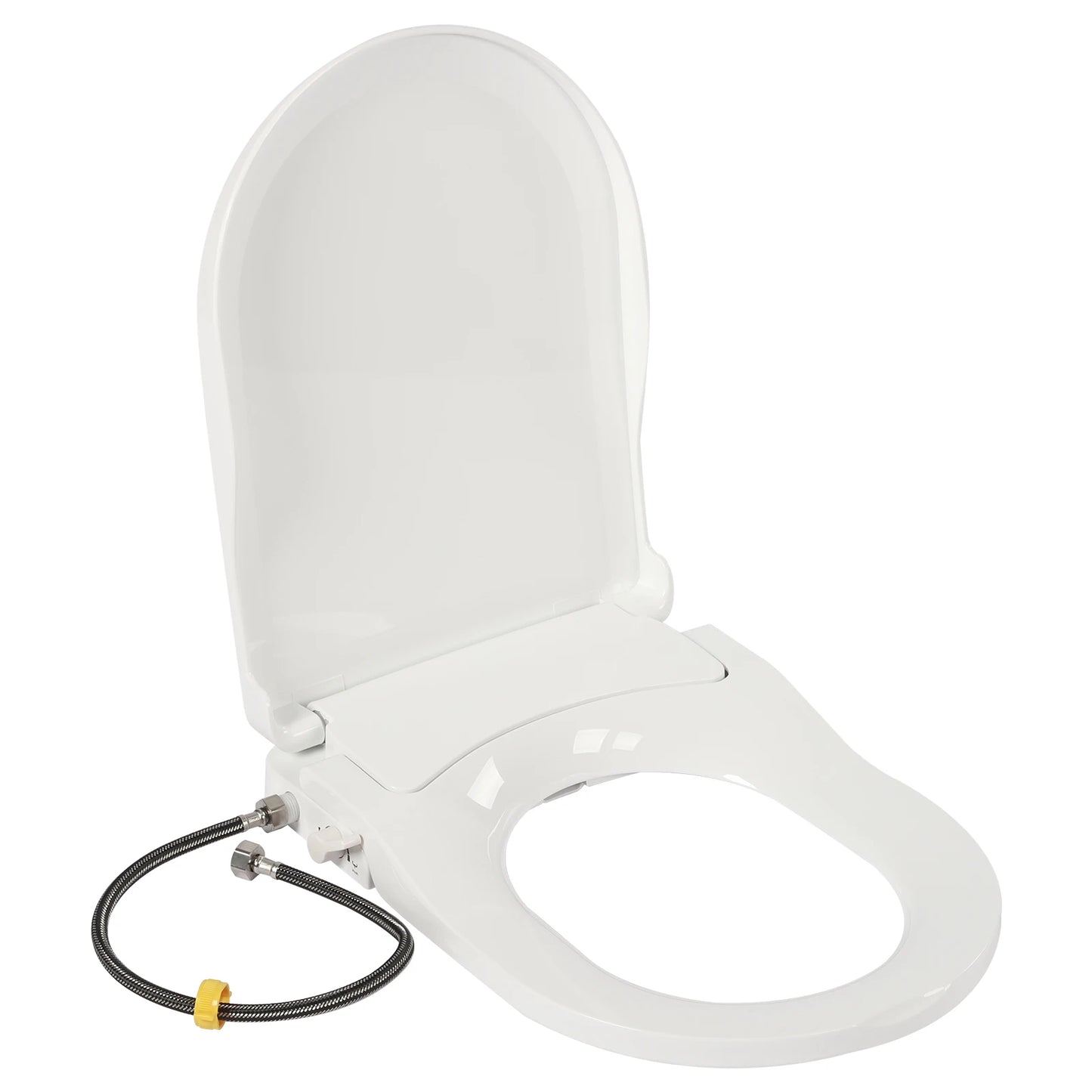 Buffer Non Electric Bidet Toilet Seat With Dual Nozzles For Elongated Toilets
