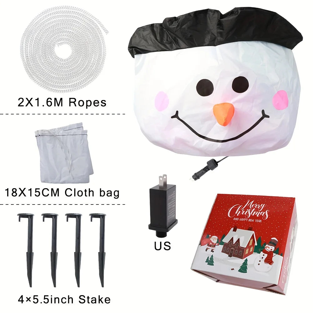 High-Concerned Inflatable LED Snowman Outdoor Decor for Garden Yard