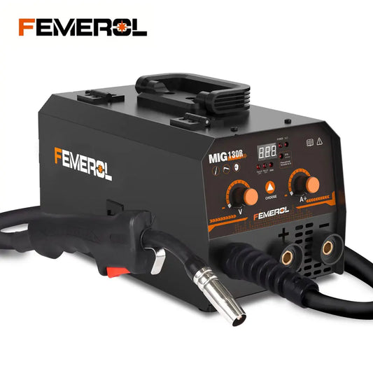 FEMEROL 2 In 1 MIG Welder 130A Portable Gasless Arc