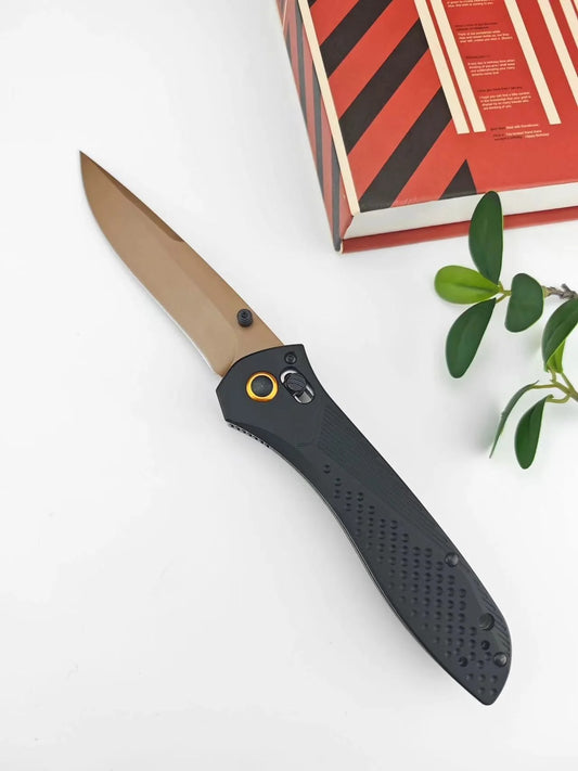 HX OutdoorsDIY BM710 Folding Knife With Aviation Aluminum Handle Axis Lock