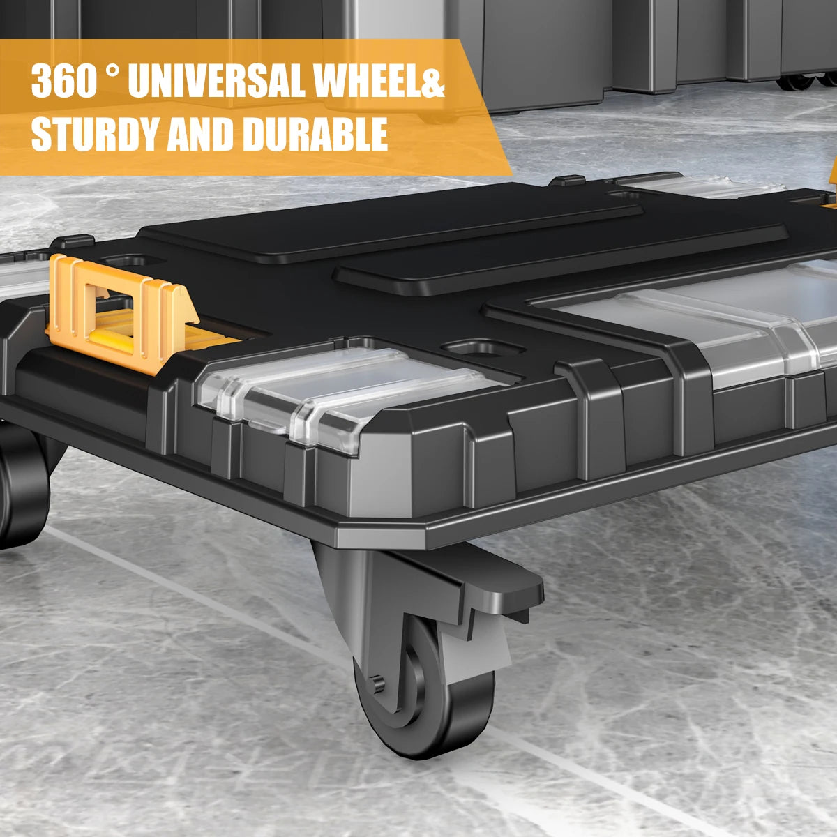 AIRAJ Stackable Tool Organizer Box With Drawer Storage