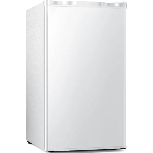 XMSJ Mini Compact Refrigerator With Freezer And Adjustable Thermostat