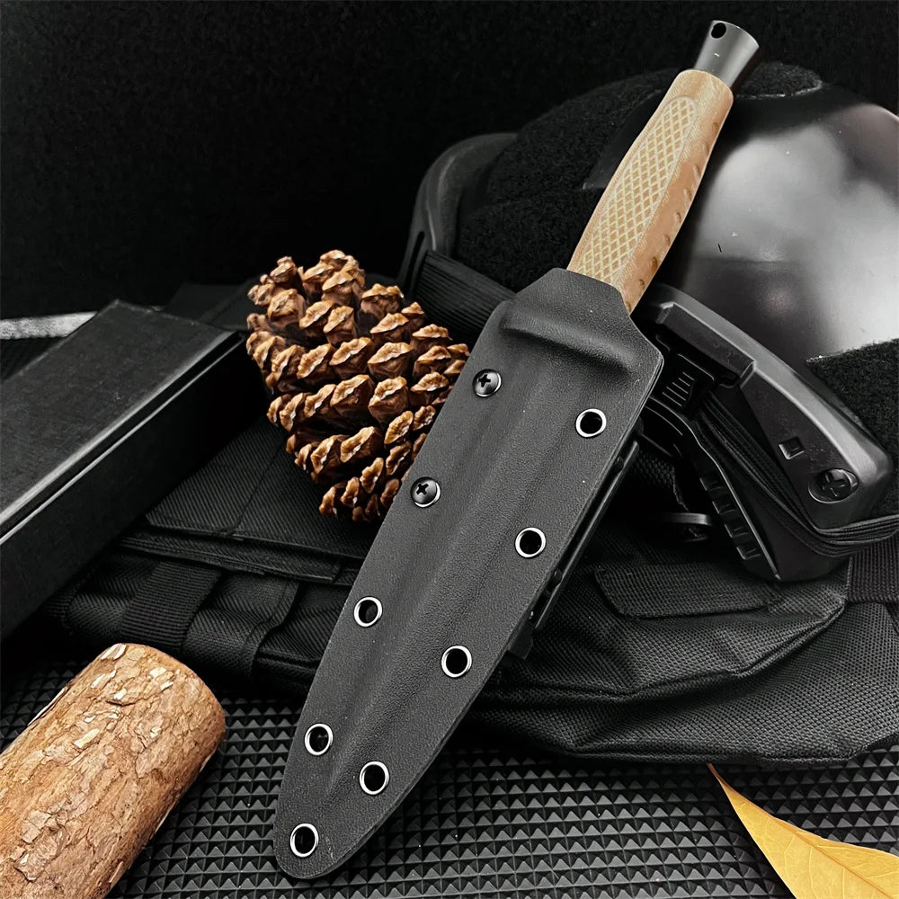 DIY Supplies Outdoor Fixed Blade Knife With G10 Handle 8Cr13Mov