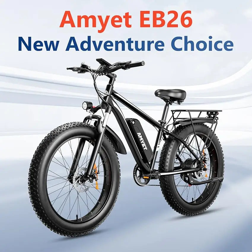 AMYET EB26 1000W Electric Mountain Bike for Adults Dual Shock