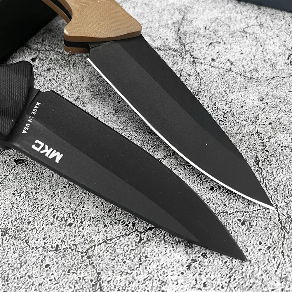 MKC Tactical TF24 Outdoor EDC Knife With Kydex Sheath Survival Tool