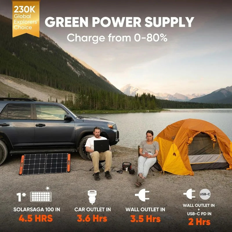 Jackery Portable Power Station Explorer 300 293Wh Solar Generator