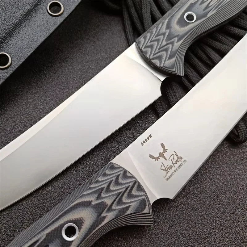 DIY Supplies Meatcrafter High-Strength Survival Knife D2 Steel Outdoor