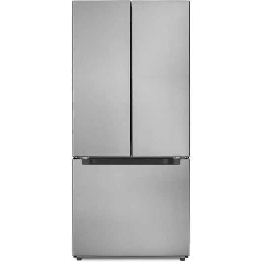 KoolMore French Door Refrigerator With Three Doors And Deep Freezer