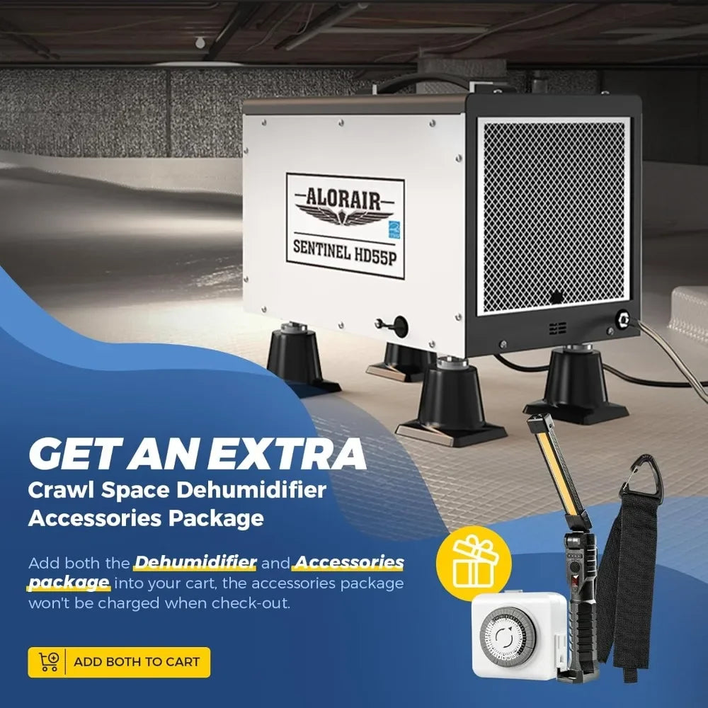 XMSJ Sentinel HD55P Crawl Space Dehumidifier With Built In Pump