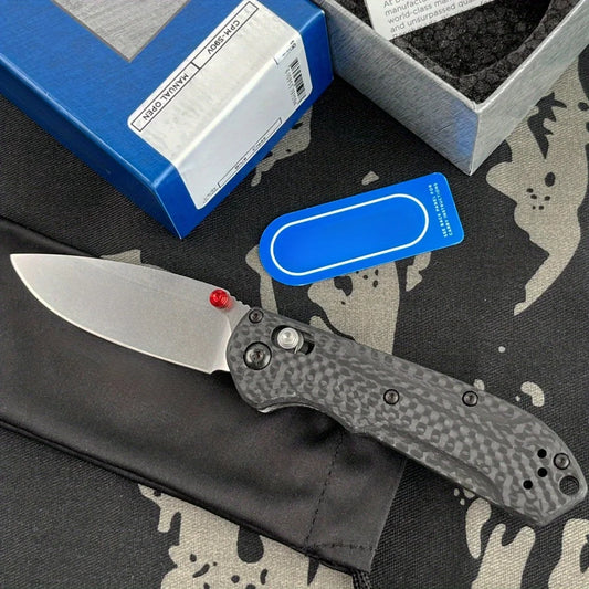 DIY Supplies BM 565 Carbon Fiber Folding Knife Axis Lock