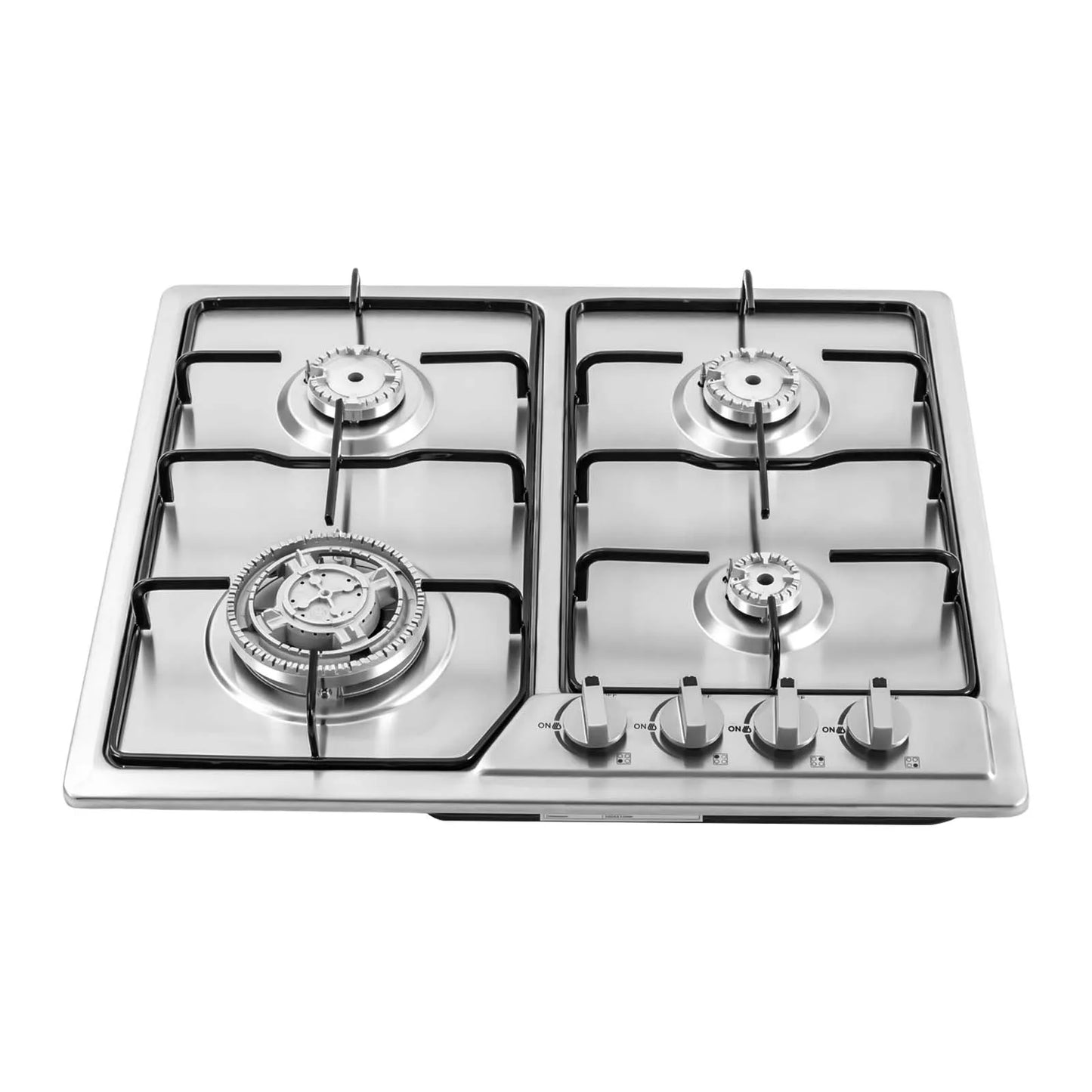 4 Burner Built In Gas Stove Stainless Steel Flame Failure Pulse Ignition