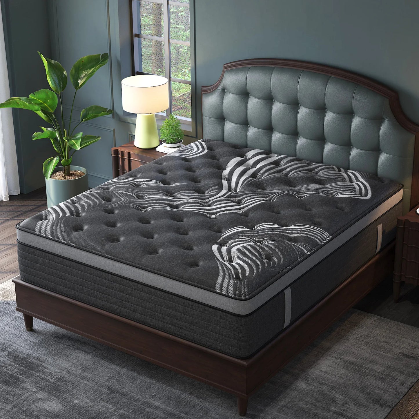 Sweetlove Gel Memory Foam Hybrid Pocket Spring Mattress Medium Firm