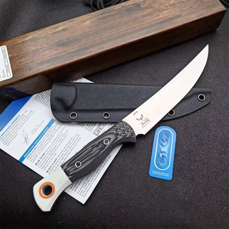 DIY Supplies Meatcrafter High-Strength Survival Knife D2 Steel Outdoor