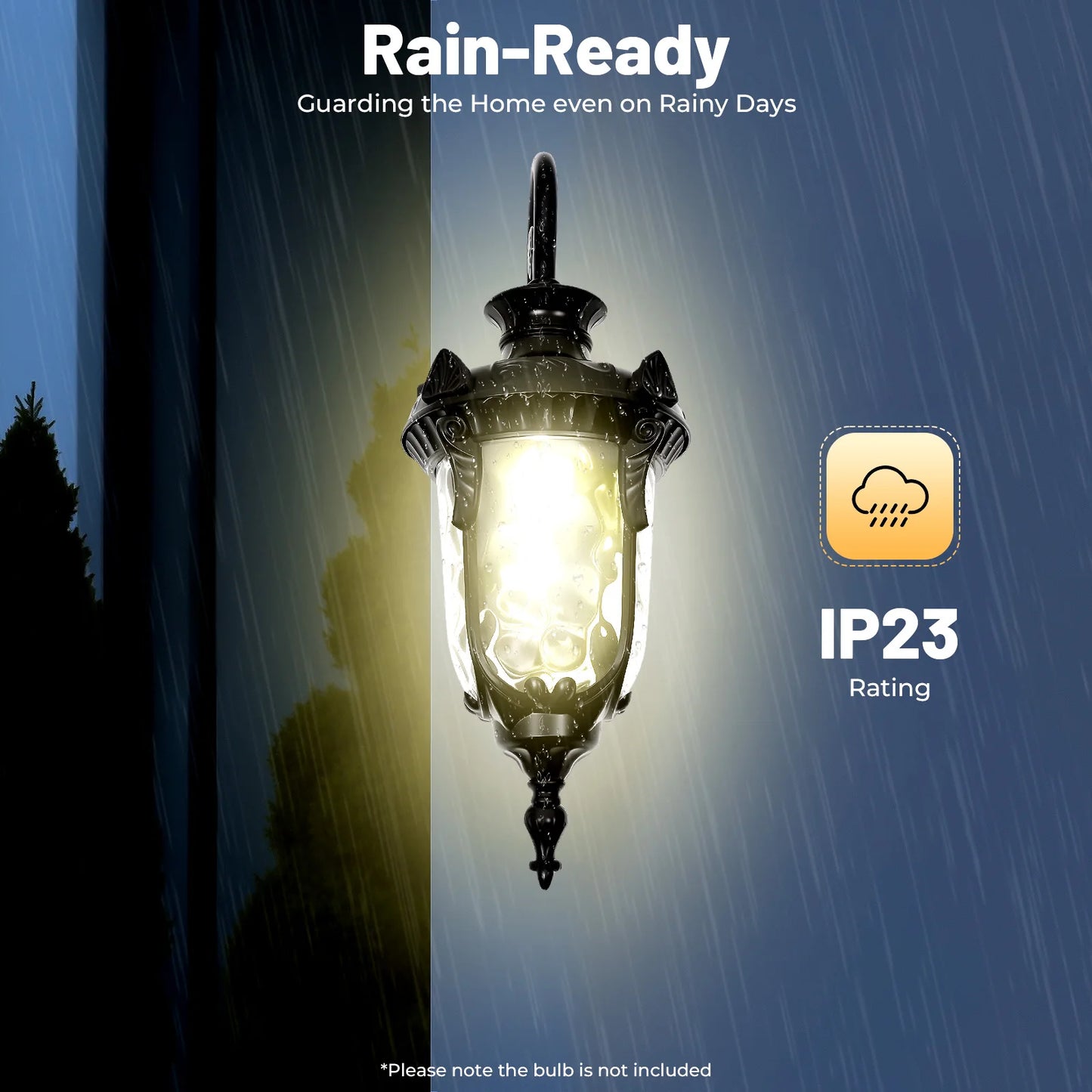 Bymaocar European Outdoor Wall Lamp 60W IP23 Waterproof 110 260V