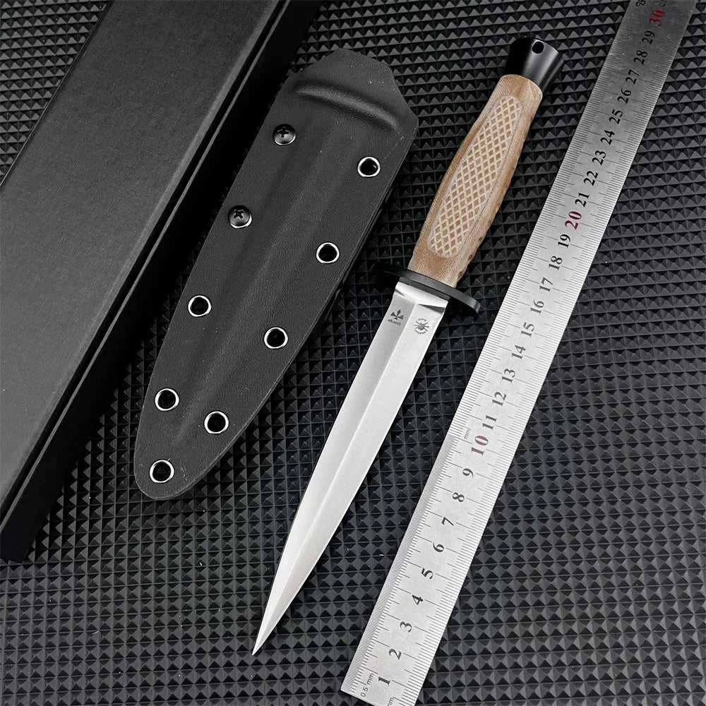 DIY Supplies Outdoor Fixed Blade Knife With G10 Handle 8Cr13Mov