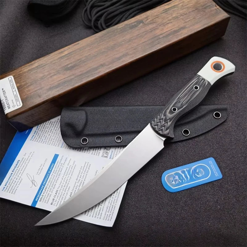DIY Supplies Meatcrafter High-Strength Survival Knife D2 Steel Outdoor