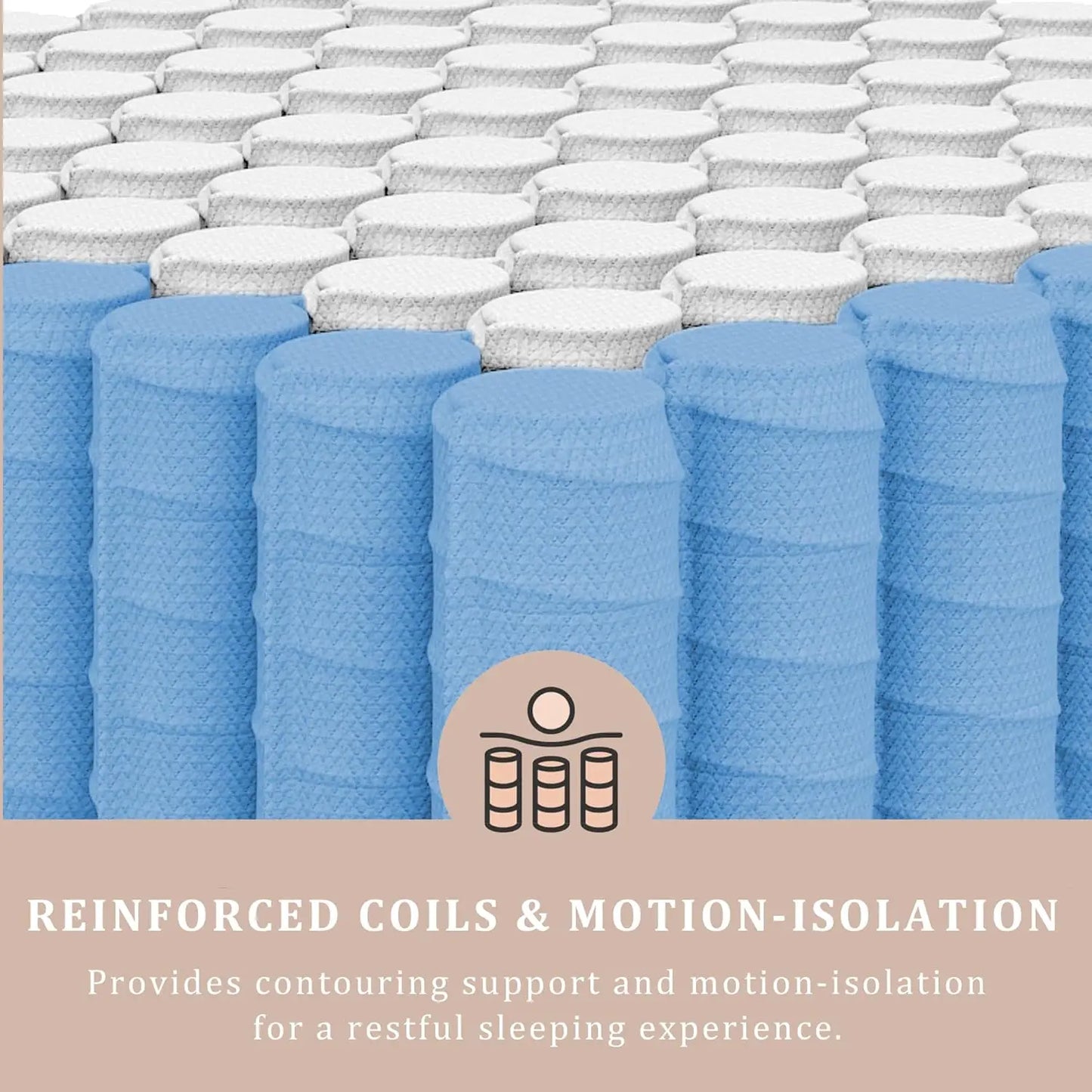 BedStory Hybrid Gel Memory Foam Mattress For Comfortable Sleep