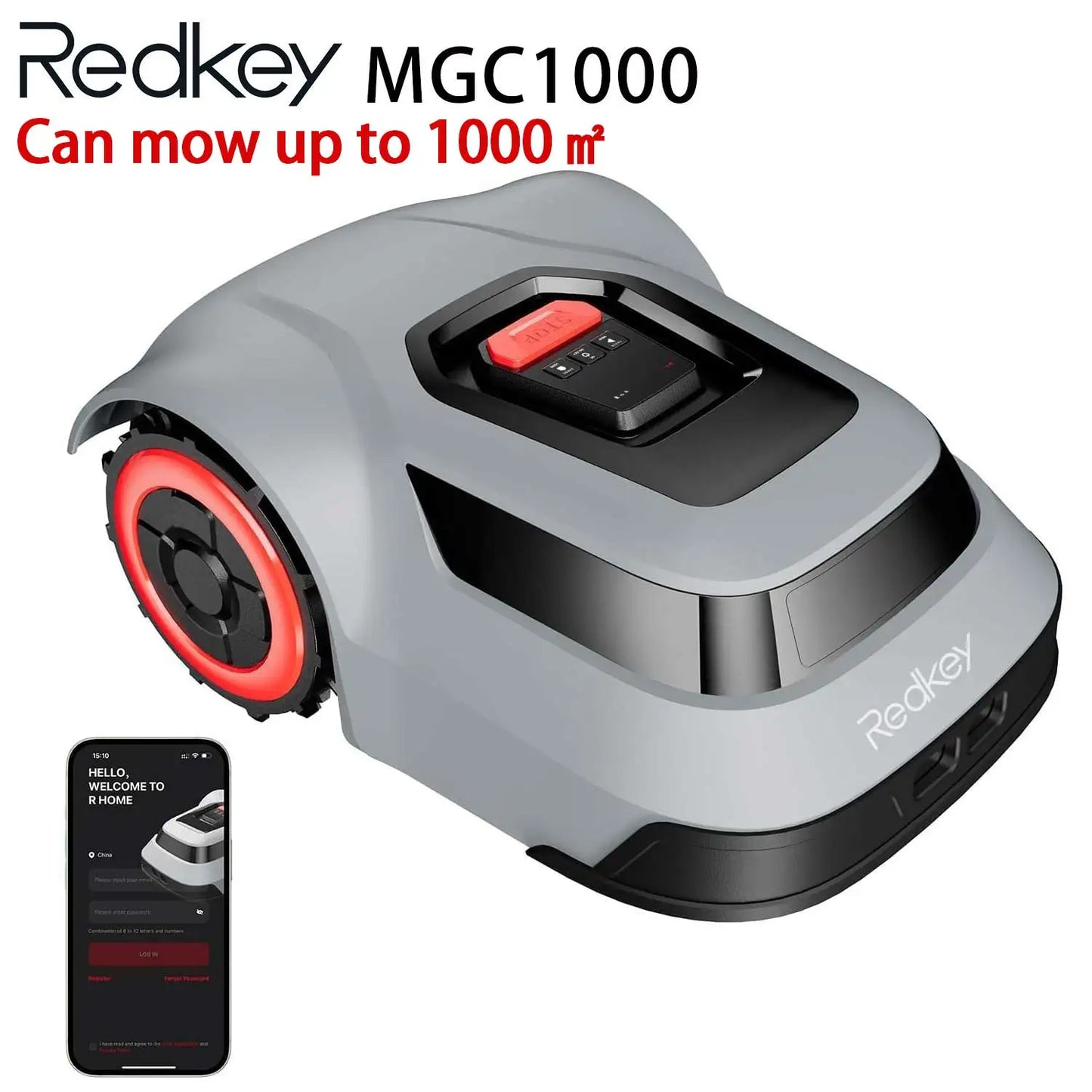 Redkey C-TOF Robotic Lawn Mower MGC800 MGC1000 with App Control